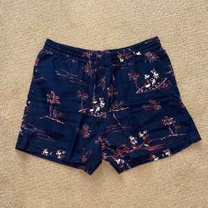 Tommy Bahama Disney Two Palms High-Rise Linen Easy Shorts